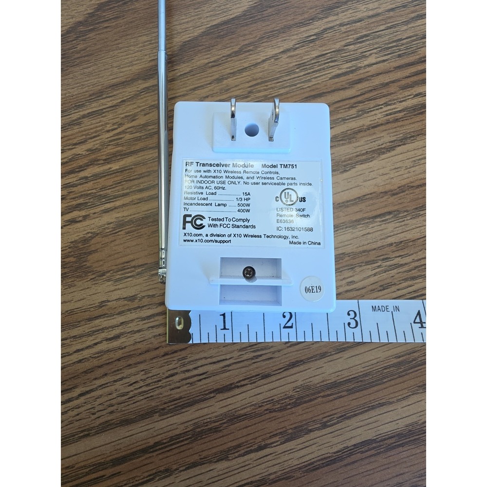 X-10 POWERHOUSE TM751 Transceiver Module X10 Protocol Smart Home Compatible - Picture 8 of 12